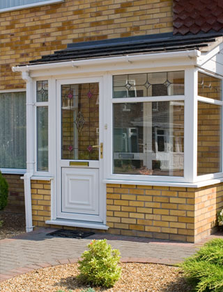 Doors – Elegant & Secure white PVC-U Door and Matching Windows