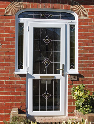 Doors – Leaded Glass Inserts Ad a Touch of Style